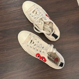 Comme des garçon play neutral shoes